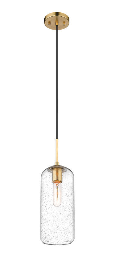 Steel Frame with Capsule Like Glass Shade Pendant