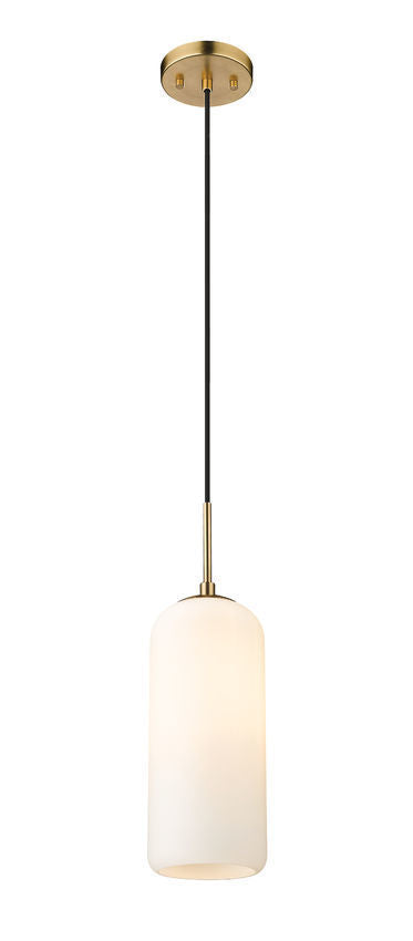 Steel Frame with Capsule Like Glass Shade Pendant