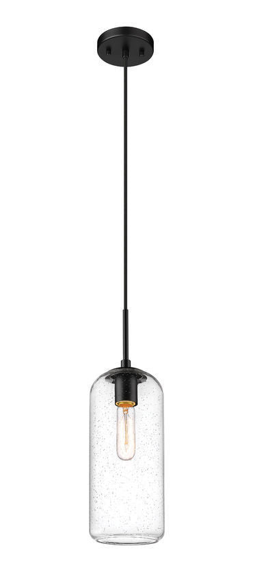 Steel Frame with Capsule Like Glass Shade Pendant