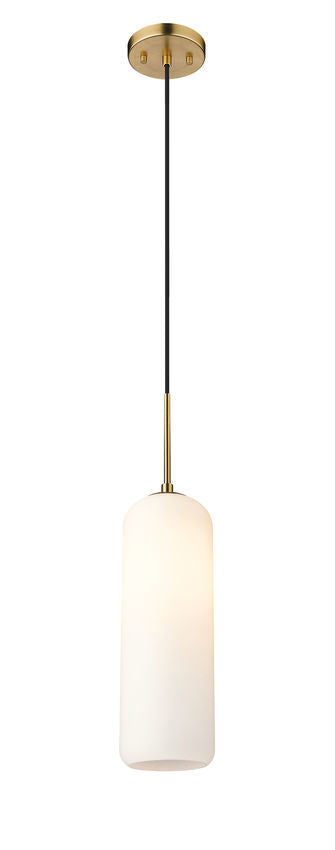 Steel Frame with Capsule Like Glass Shade Pendant