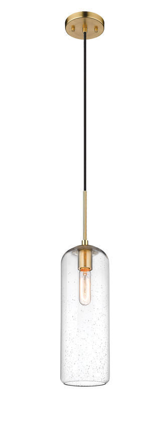 Steel Frame with Capsule Like Glass Shade Pendant