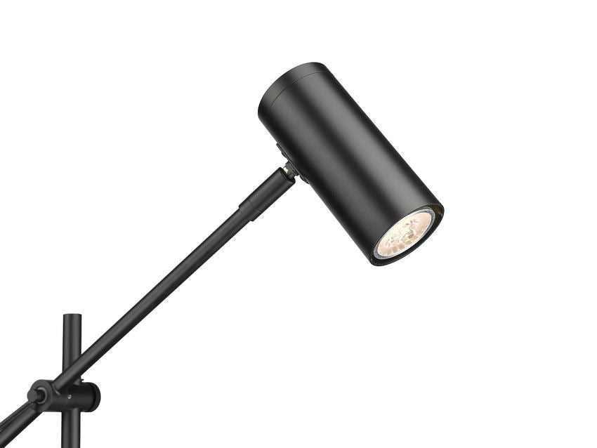 Steel Rod with Adjustable Arm Floor Lamp