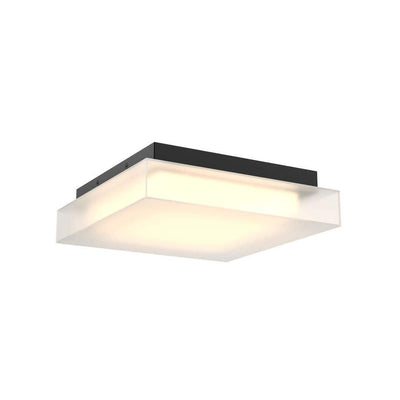 LED Black Frame with Semi Opaque Diffuser Color Changeable Square Flush Mount - LV LIGHTING