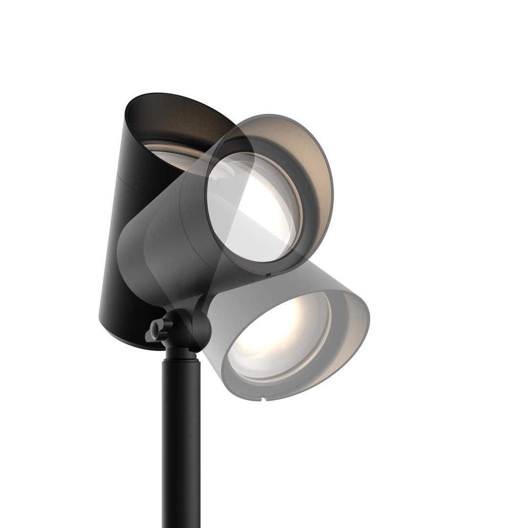 LED Black Adjustable with Color Changeable Landscape Spotlight - LV LIGHTING