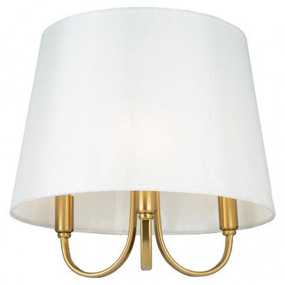 Steel Arch Arm with Fabric Shade Flush Mount - LV LIGHTING
