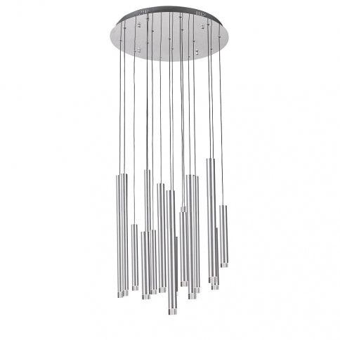 LED Steel Cylindrical Pipe Round Chandelier - LV LIGHTING