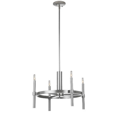 Steel Ring Frame with Rod Chandelier