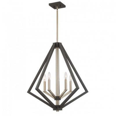 Steel Diamond Air Frame Chandelier