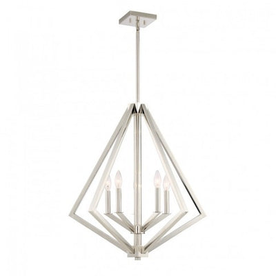 Steel Diamond Air Frame Chandelier