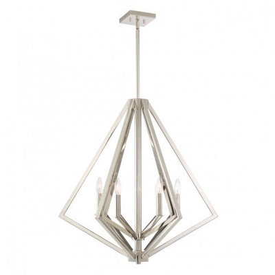 Steel Diamond Air Frame Chandelier