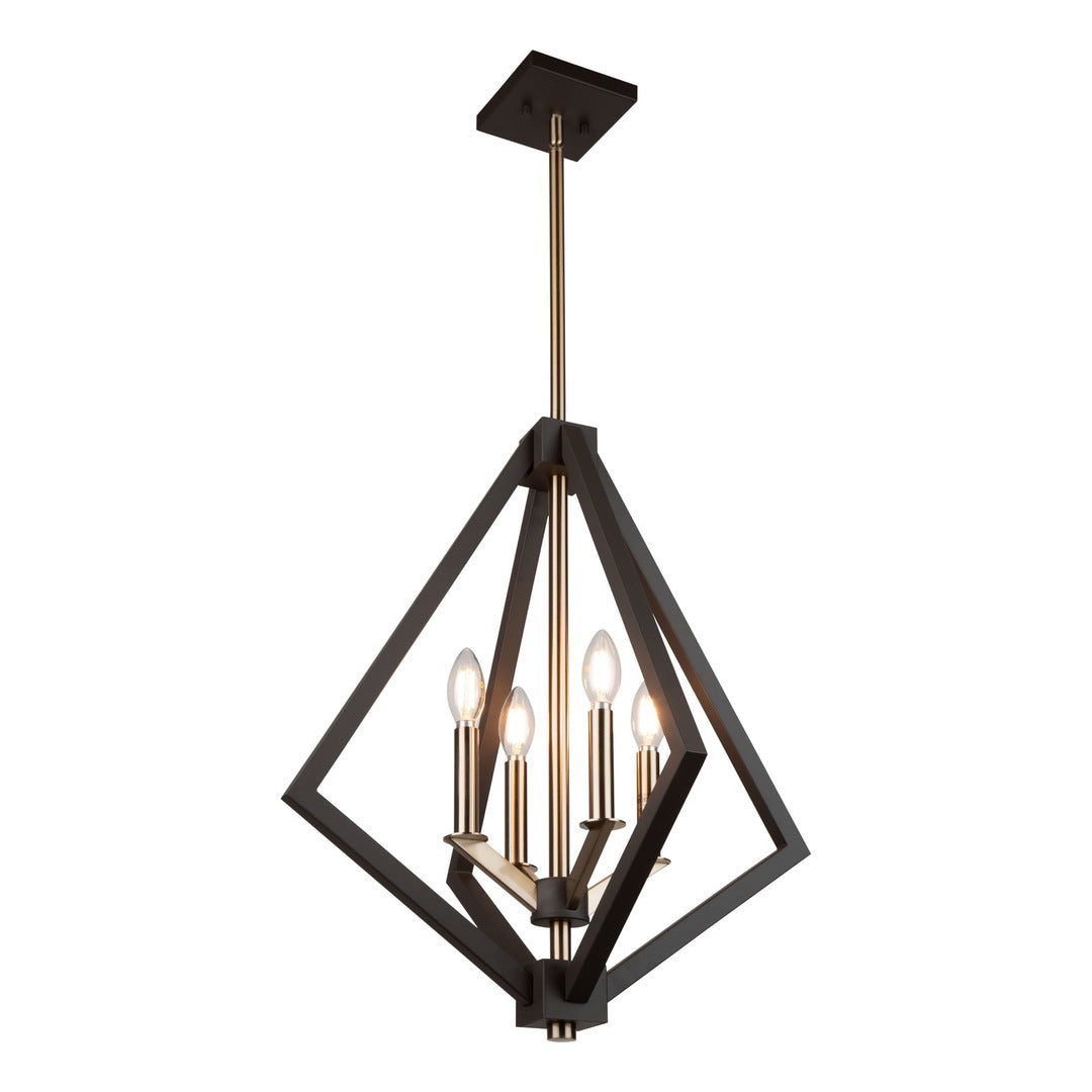 Steel Diamond Air Frame Chandelier