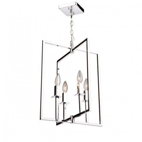 Steel Rectangular Frame Pendant / Chandelier