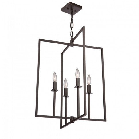 Steel Rectangular Frame Pendant / Chandelier