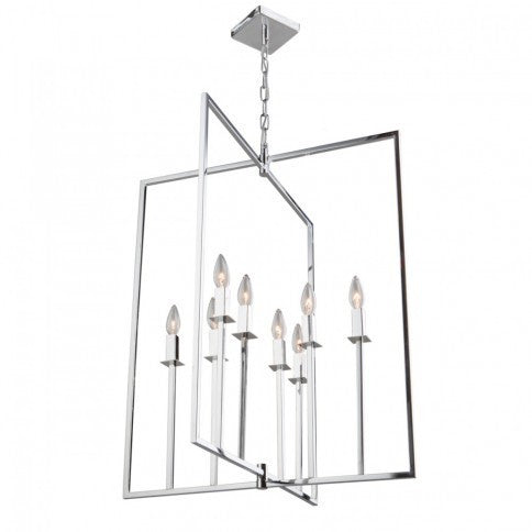 Steel Rectangular Frame Pendant / Chandelier