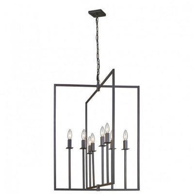 Steel Rectangular Frame Pendant / Chandelier