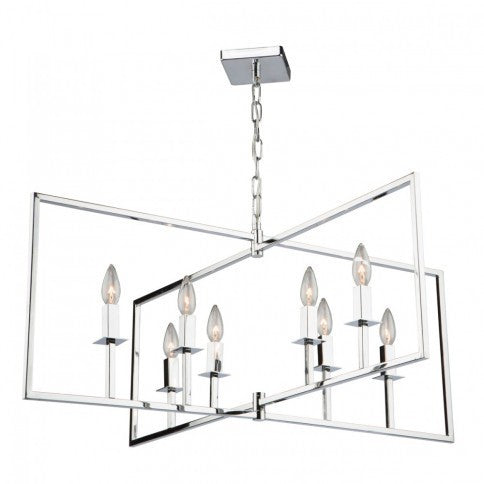 Steel Rectangular Frame Pendant / Chandelier