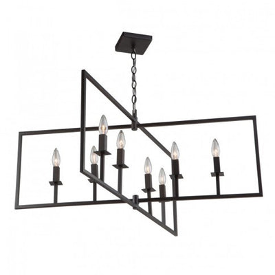 Steel Rectangular Frame Pendant / Chandelier