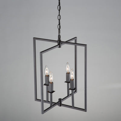 Steel Rectangular Frame Pendant / Chandelier