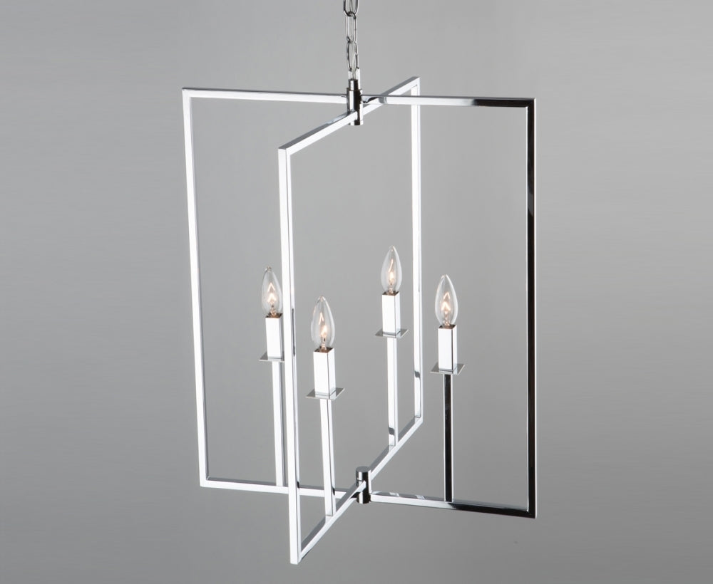 Steel Rectangular Frame Pendant / Chandelier