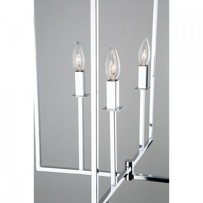 Steel Rectangular Frame Pendant / Chandelier