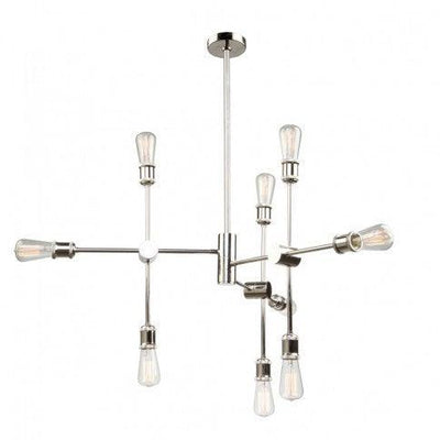 Steel Arm with Socket Minimalist Chandelier - LV LIGHTING