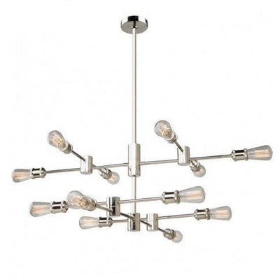 Steel Arm with Socket Minimalist Chandelier - LV LIGHTING