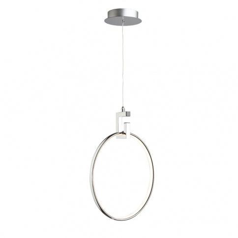 LED Chrome Ring with Acrylic Diffuser Pendant - LV LIGHTING