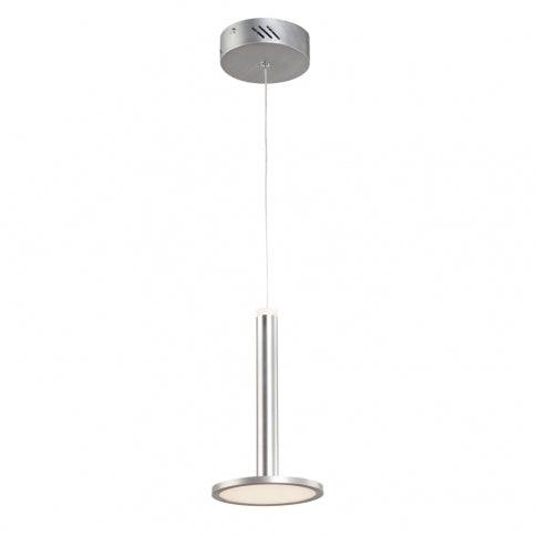 LED Brushed Aluminum with Acrylic Diffuser Pendant - LV LIGHTING