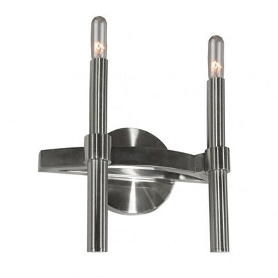 Steel Frame with 2 Light Wall Sconce