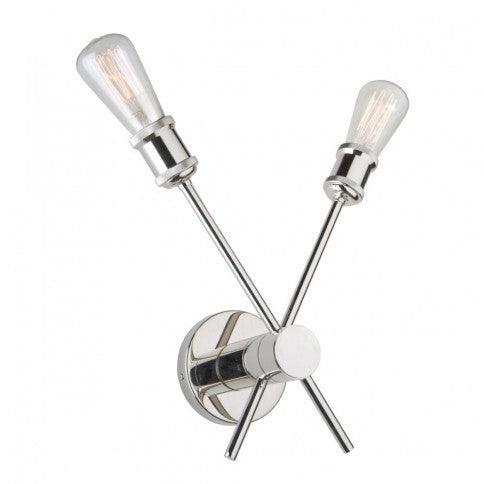 Steel Adjustable Arm 2 Light Wall Sconce - LV LIGHTING