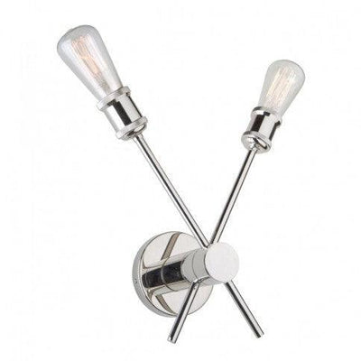 Steel Adjustable Arm 2 Light Wall Sconce - LV LIGHTING