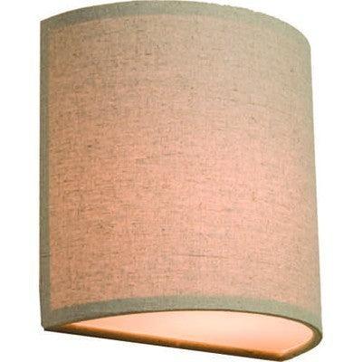 Half Cylindrical Fabric Shade Wall Sconce - LV LIGHTING