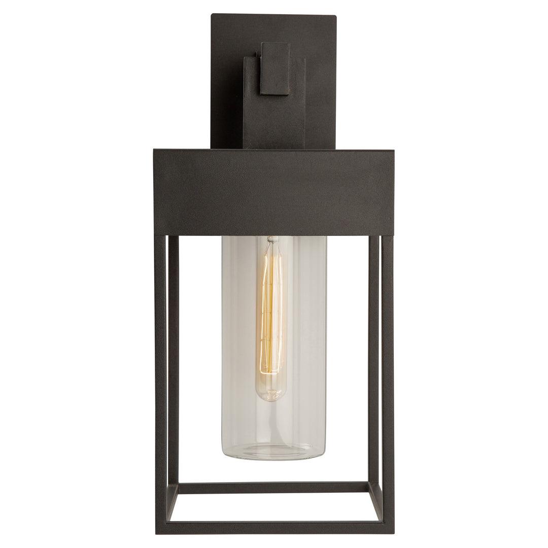 Black with Rectangular Open Air Frame Outdoor Wall Sconce - LV LIGHTING