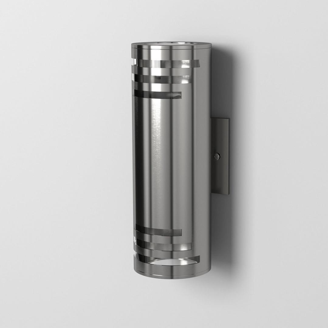 Stainless Steel Cylindrical Shade Outdoor Wall Sconce - LV LIGHTING