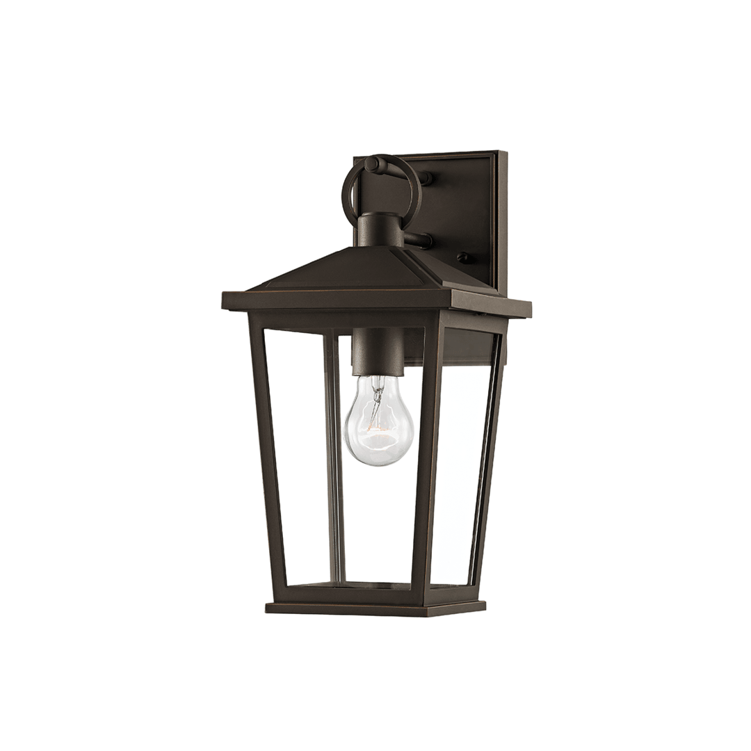 Aluminum Frame with Clear Glass Shade Outdoor Wall Sconce - LV LIGHTING