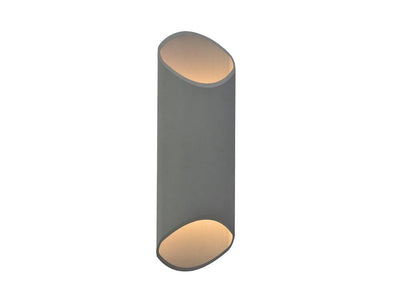 LED Aluminum Oval Frame Double Light Outdoor Wall Sconce - LV LIGHTING