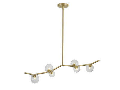 Brushed Brass Branch Arm Linear Pendant - LV LIGHTING