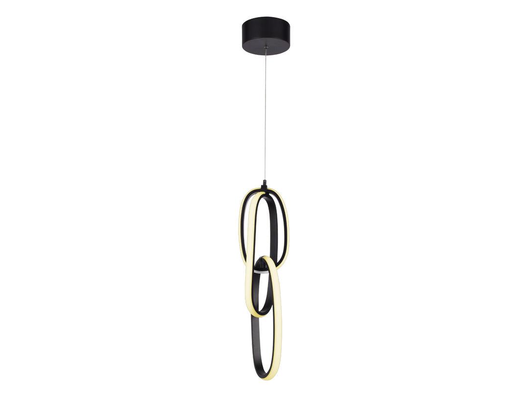 LED Interlocking Ring with Acrylic Diffuser Pendant - LV LIGHTING