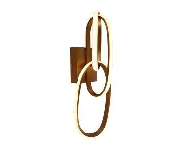 LED Interlocking Ring with Acrylic Diffuser Wall Sconce - LV LIGHTING
