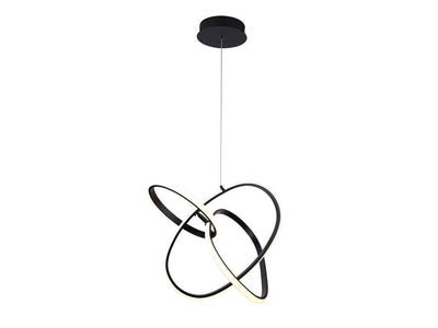 LED Interlocking Ring with Acrylic Diffuser Chandelier - LV LIGHTING