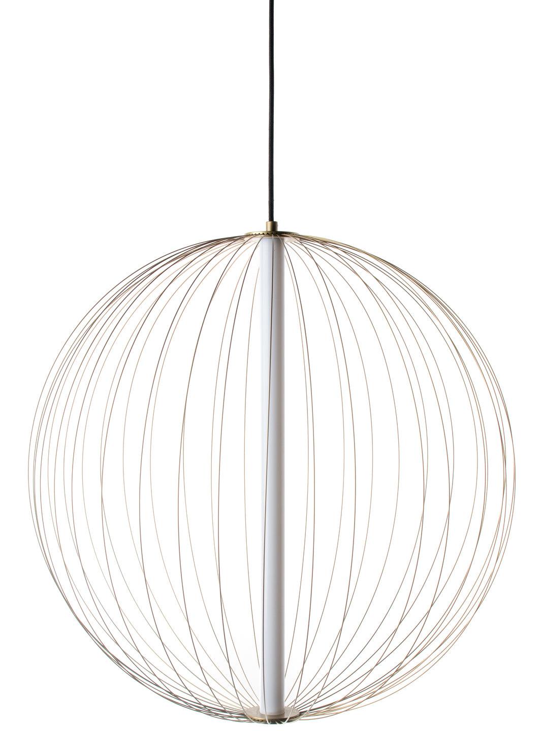 LED Cloth Wire Shade with Cylindrical Diffuser Chandelier - LV LIGHTING