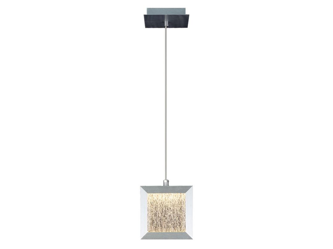 LED Geometry Steel Frame with Glass Diffuser Pendant - LV LIGHTING