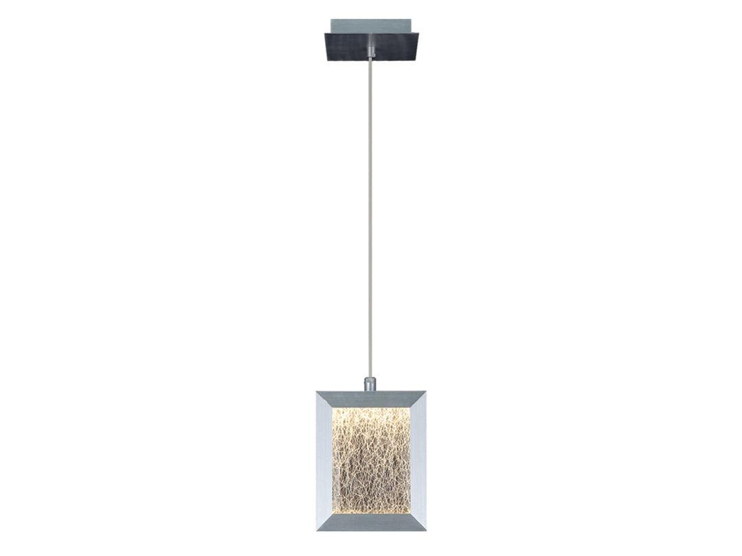 LED Geometry Steel Frame with Glass Diffuser Pendant - LV LIGHTING