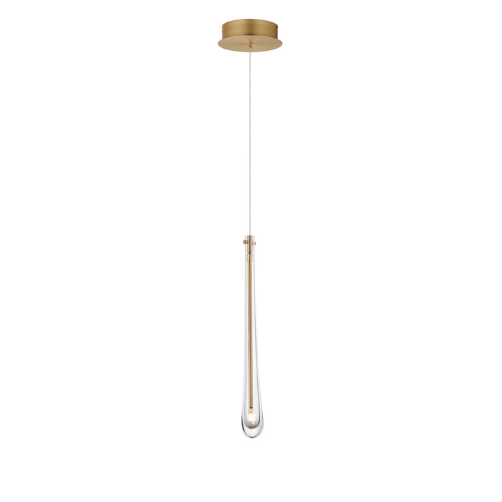 Stillo - 1 Light LED Pendant in Gold by ET2 Lighting