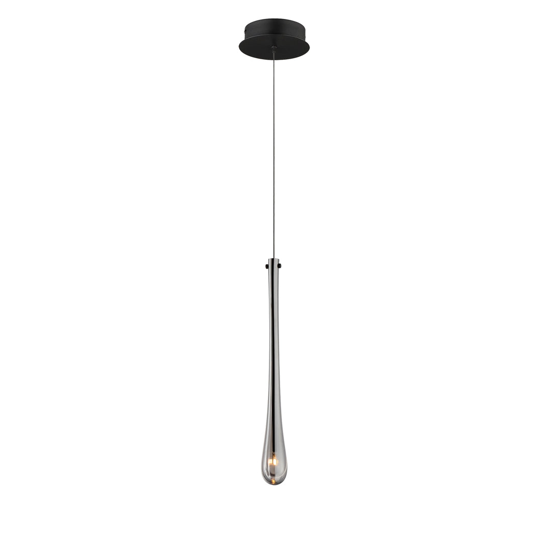 Stillo - 1 Light LED Pendant in Black by ET2 Lighting