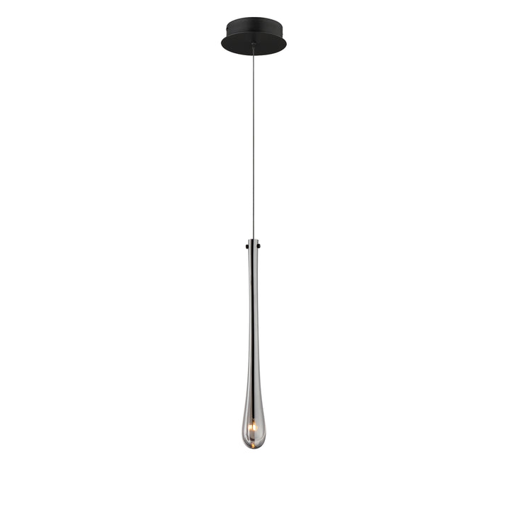 Stillo - 1 Light LED Pendant in Black by ET2 Lighting