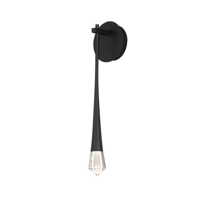 LED Steel Frame with Clear Crystal Diffuser Wall Sconce - LV LIGHTING