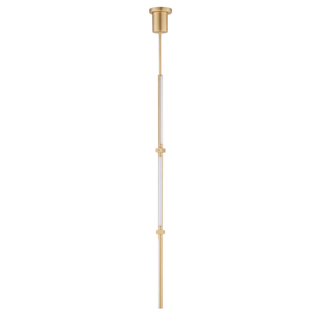 LED Steel Frame with Acrylic Diffuser Adjustable Single Pendant - LV LIGHTING
