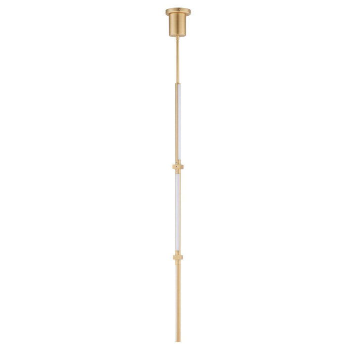LED Steel Frame with Acrylic Diffuser Adjustable Single Pendant - LV LIGHTING