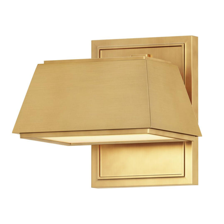 LED Aluminum Classic French Styled Roof Line Shade Outdoor Wall Sconce - LV LIGHTING